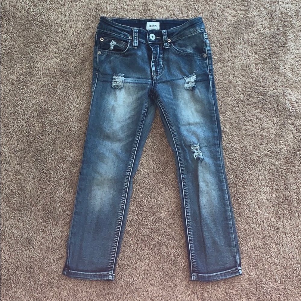 Hudson skinny ripped jeans